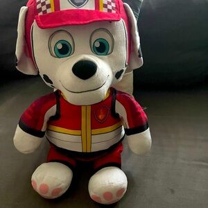 New Paw Patrol Marshall Plush Toy - Red and White  18” inches tall